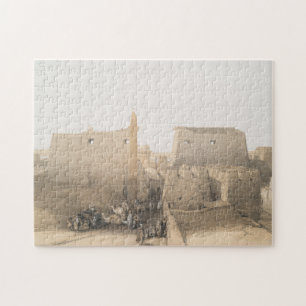 Puzzle Gran entrada al Templo de Luxor, Egipto