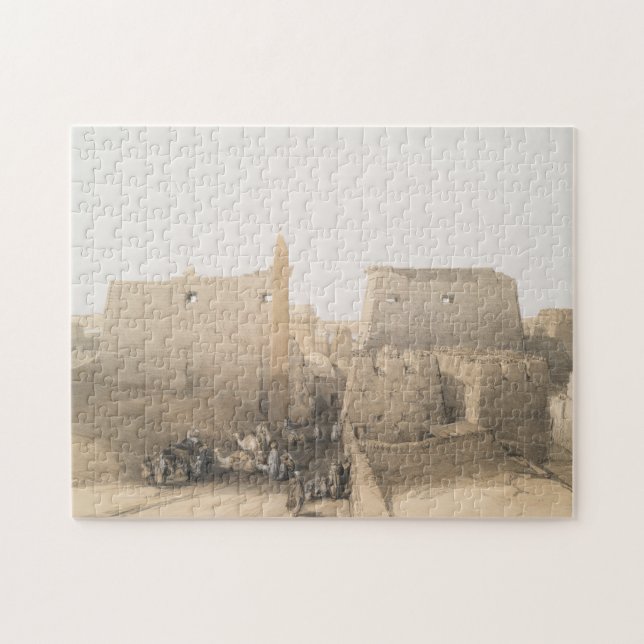 Puzzle Gran entrada al Templo de Luxor, Egipto (Horizontal)