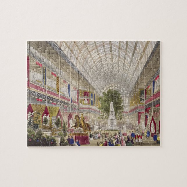 Puzzle Gran exposición, 1851: Transept del sur, de inter (Horizontal)