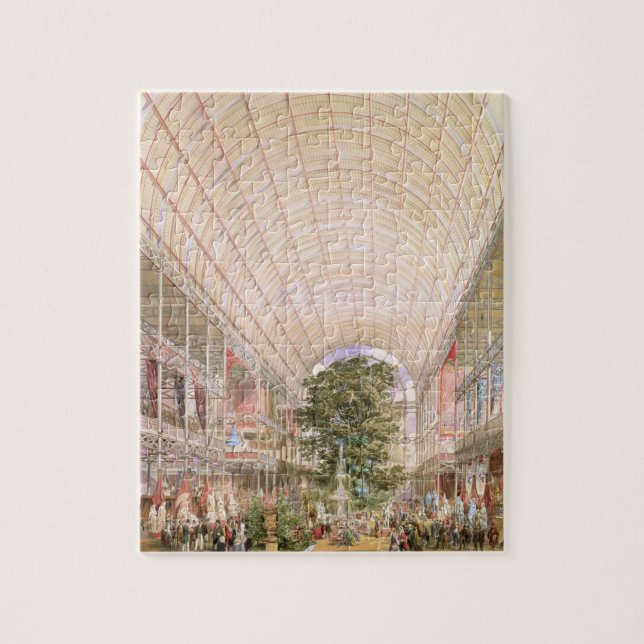 Puzzle Gran exposición de 1851. Decoración del transe (Vertical)