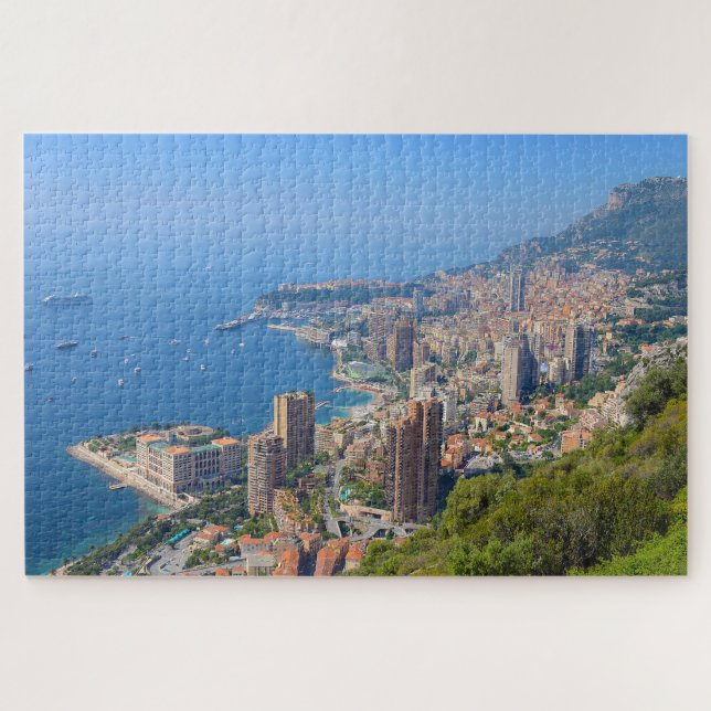 Puzzle Gran fotografía de Montecarlo desde la distancia (Horizontal)