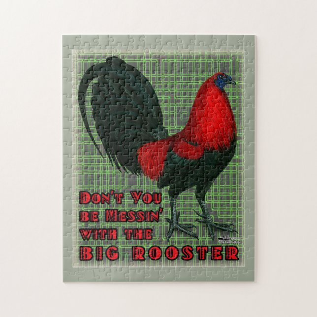 Puzzle Gran Gallo Rojo (Vertical)