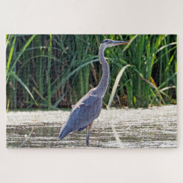 Puzzle Gran garza azul