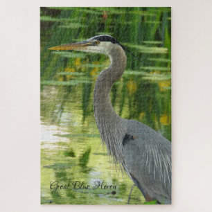 Puzzle Gran garza azul