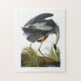 Puzzle Gran garza azul, John James Audubon