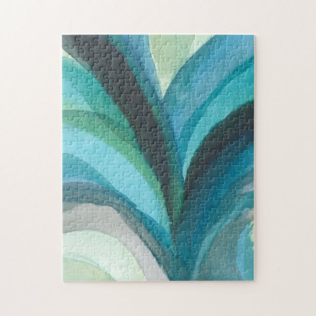 Puzzle Gran hoja azul I (Vertical)