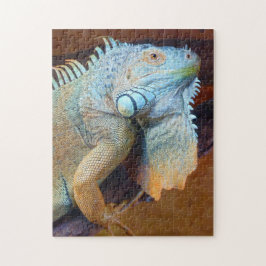 Puzzle Gran Iguana verde para adultos
