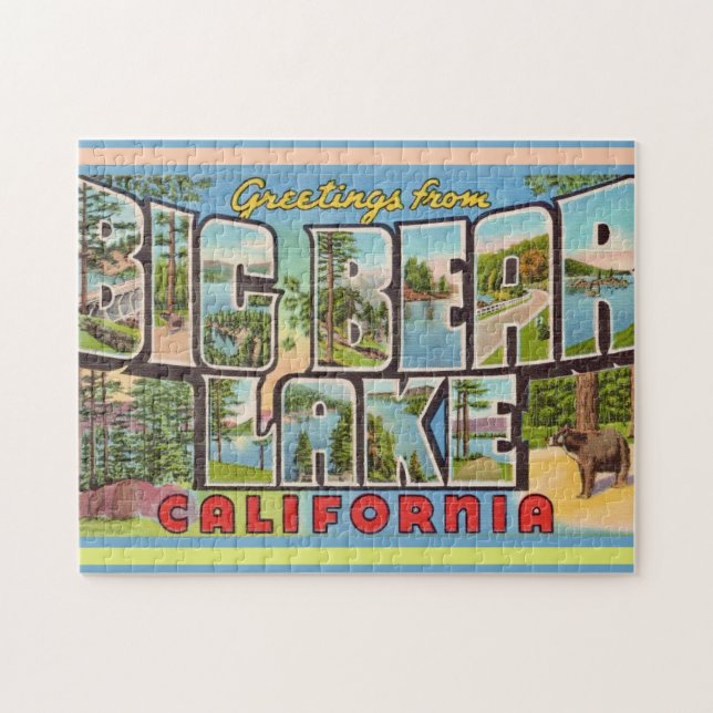 Puzzle Gran Lago Bear California 11x14 (Horizontal)