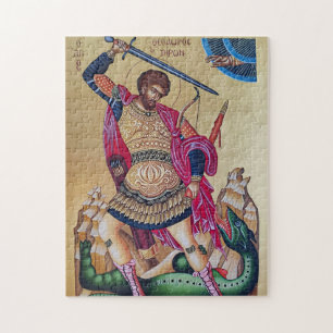 Puzzle Gran Mártir Teodoro de Tyro Icono Ortodoxo