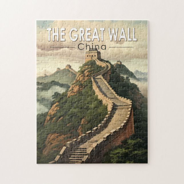 Puzzle Gran Muralla de China Viajes de arte (Vertical)