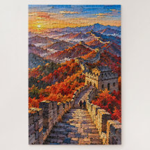 Gran Muralla en Fuego de Otoño