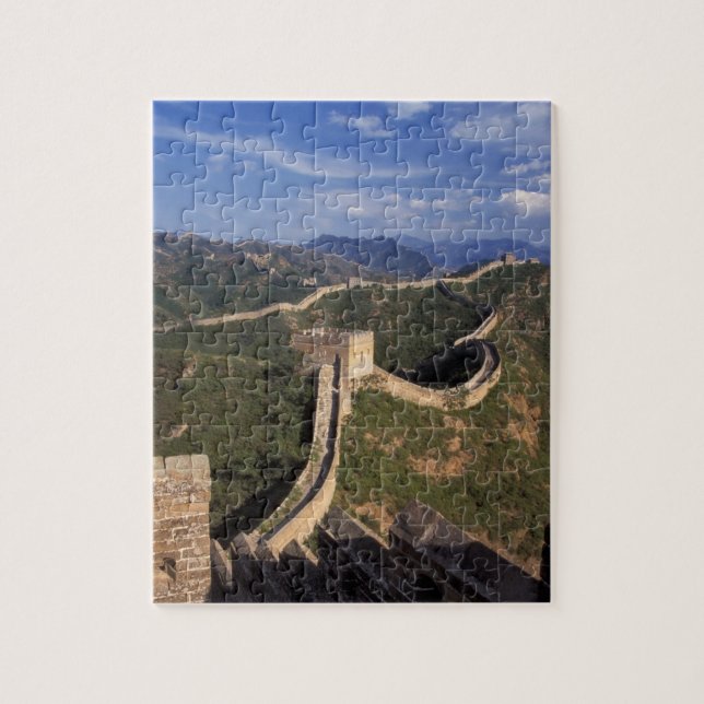 Puzzle Gran Muralla serpenteando a través de la montaña, (Vertical)