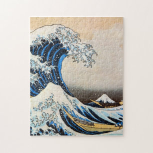 Puzzle Gran ola, Hokusai, Ukiyo-e