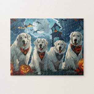 Puzzle Gran Pirineo Halloween Espeluznante