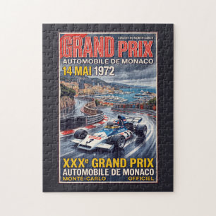 Puzzle Gran Premio de Mónaco Retro Racing