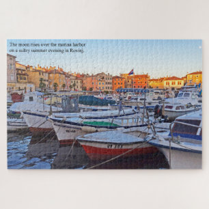Puzzle Gran puerto en la Croacia Rovinj