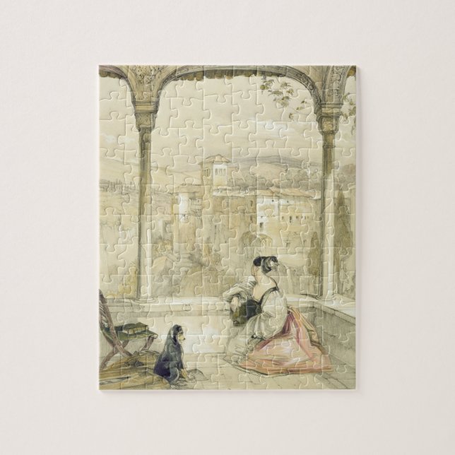 Puzzle Granada (Alhambra), platea 9 de 'bosquejos de Spai (Vertical)
