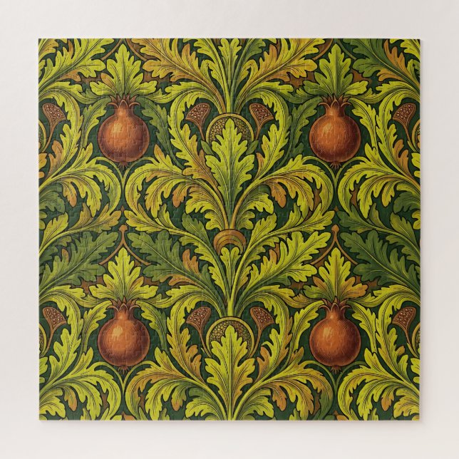 Puzzle Granada Follaje Dorado Ornate William Morris (Vertical)