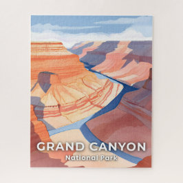 Puzzle Grand Canyon National Park Watercolor Travel