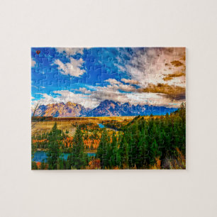 Puzzle Grand Tetons Wyoming
