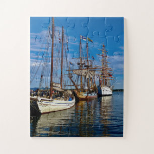 Puzzle Grandes Barcos en Puerto Histórico