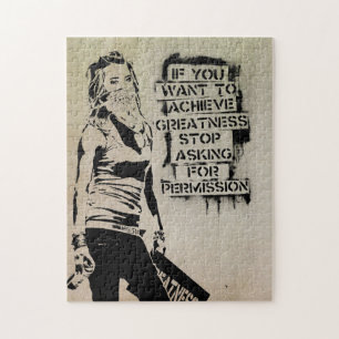 Puzzle Grandeza, Graffiti de Arte de Banksy Street