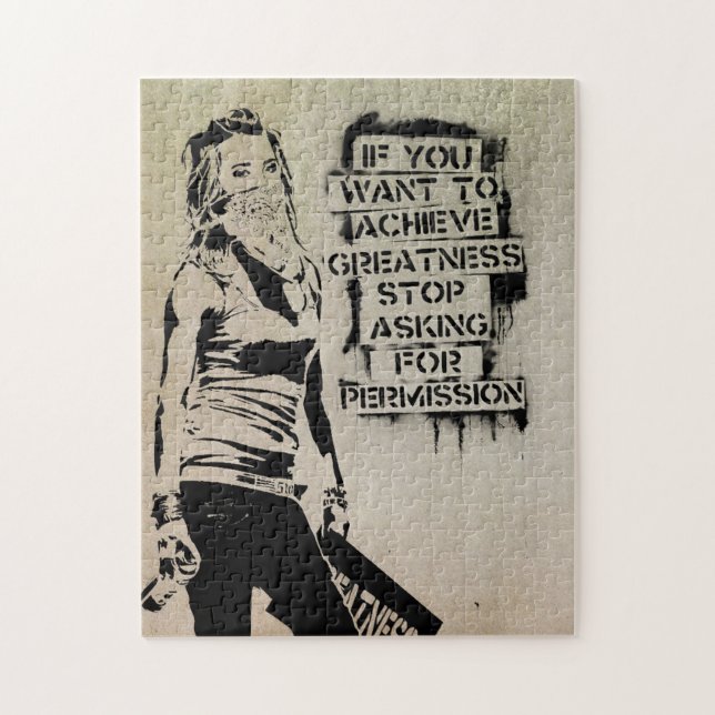 Puzzle Grandeza, Graffiti de Arte de Banksy Street (Vertical)