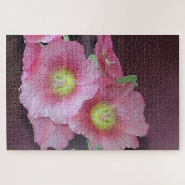 Puzzle Grandioso rosa florido (Horizontal)