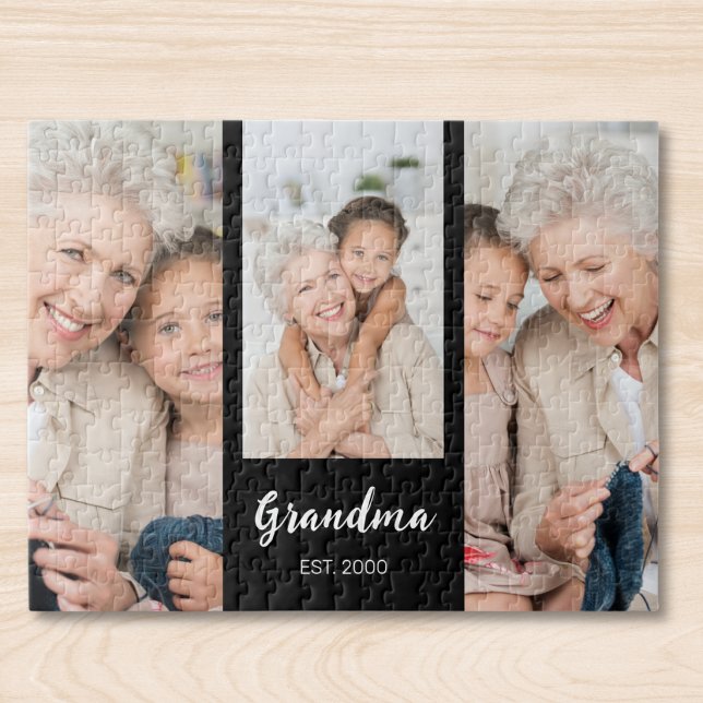 Puzzle Grandma Established Modern Script 3 Photo  (Subido por el creador)