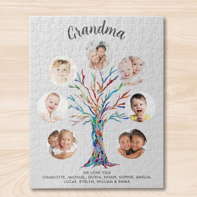Puzzle Grandma Photo Collage Keepsake (Subido por el creador)