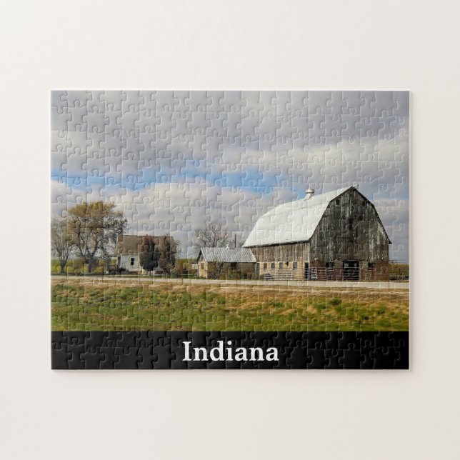 Puzzle Granero de Indiana (Horizontal)