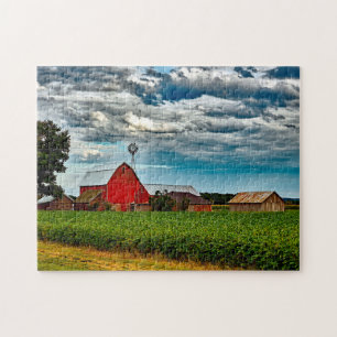 Puzzle Granero de Wisconsin.