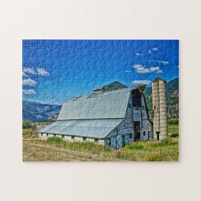 Puzzle Granero Montana. (Horizontal)