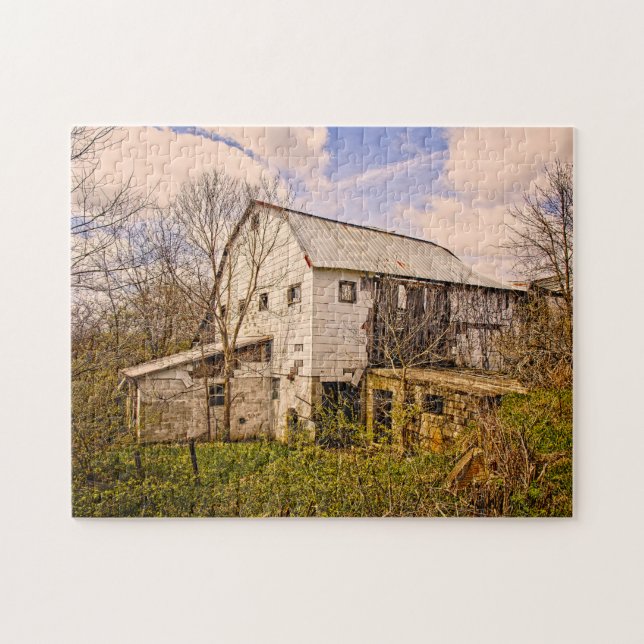 Puzzle Granero rústico Ohio. (Horizontal)