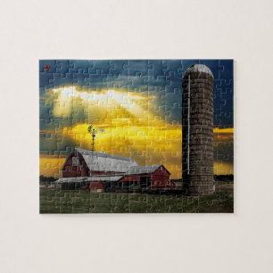 Puzzle Granero Rústico Ohio