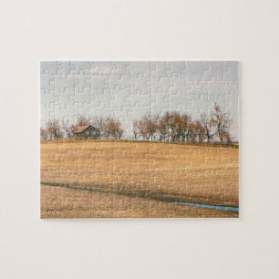 Puzzle Granja abandonada de la pradera en Dakota del