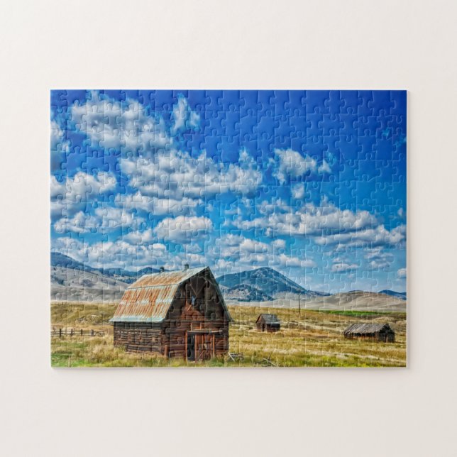 Puzzle Granja Barn Montana. (Horizontal)