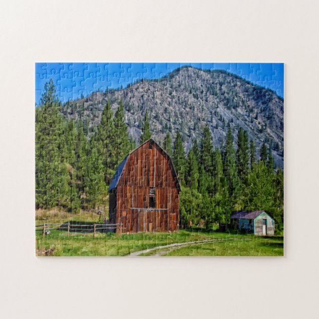 Puzzle Granja Barn Montana. (Horizontal)