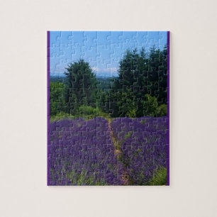 Puzzle Granja de lavanda