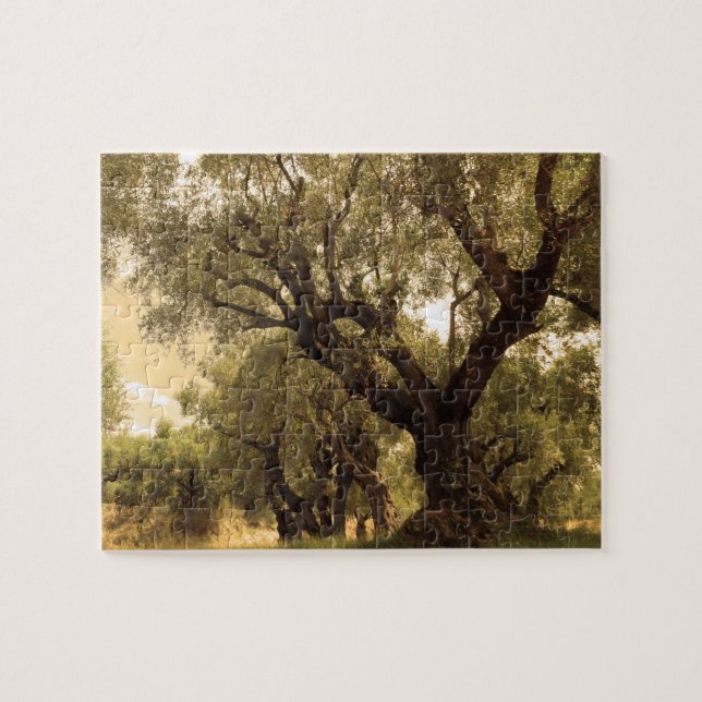 Puzzle Granja de oliva griega (Horizontal)