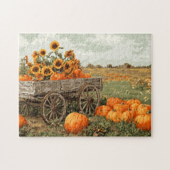 Puzzle Granja de Otoño (Horizontal)
