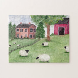 Puzzle Granja de ovejas Americana