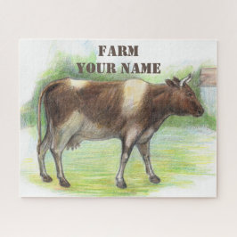 Puzzle Granja de vacas