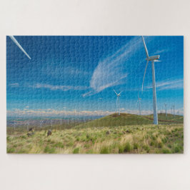 Puzzle Granja de viento de caballo salvaje
