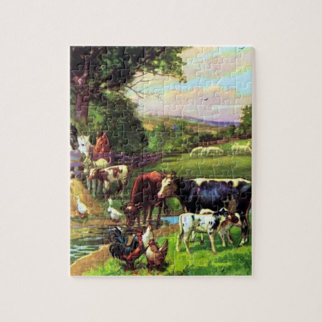 Puzzle Granja del vintage (Vertical)