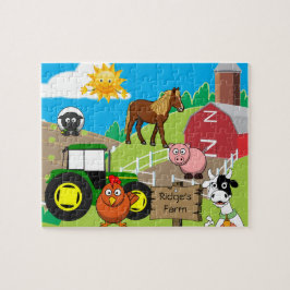 Puzzle Granja infantil personalizada