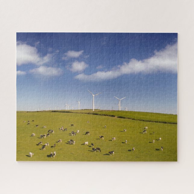 Puzzle Granjas | Vacas Cercanas A La Granja De Molino De  (Horizontal)