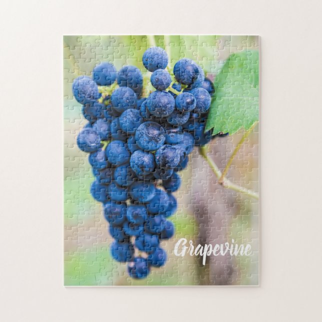 Puzzle Grape Vine for wine and grapevine winegrower gift (Vertical)