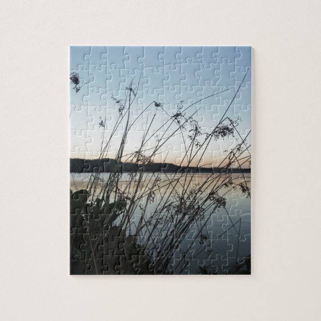 Puzzle Grasas en el lago Sunset (Vertical)