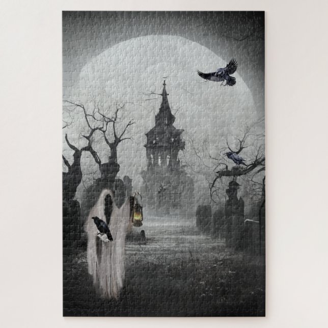 Puzzle Graveyard, Gate Keeper y Full Moon Halloween (Vertical)